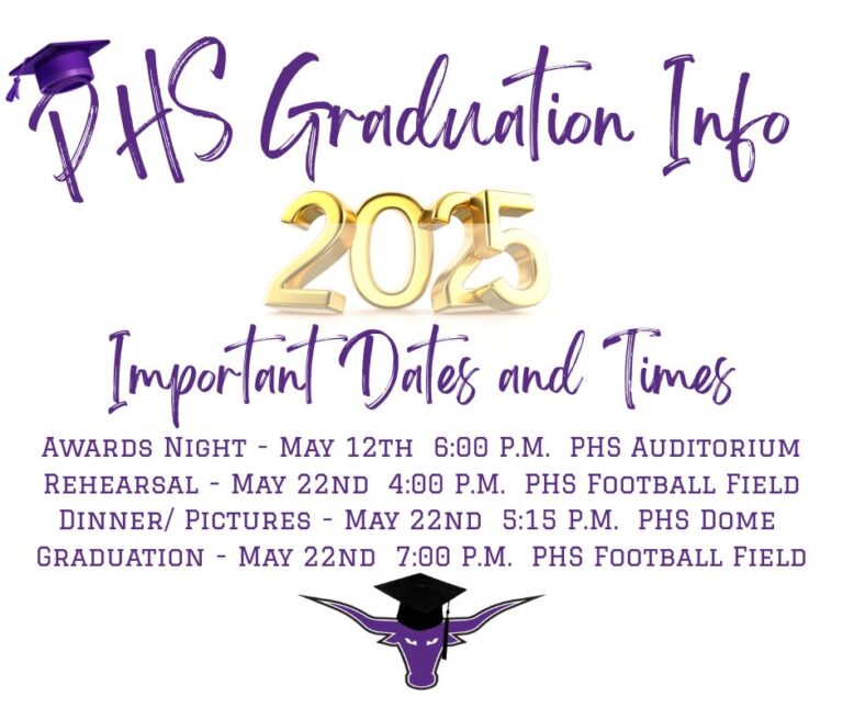 PHS Graduation Info