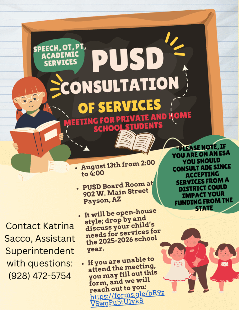PUSD Consultation of Services